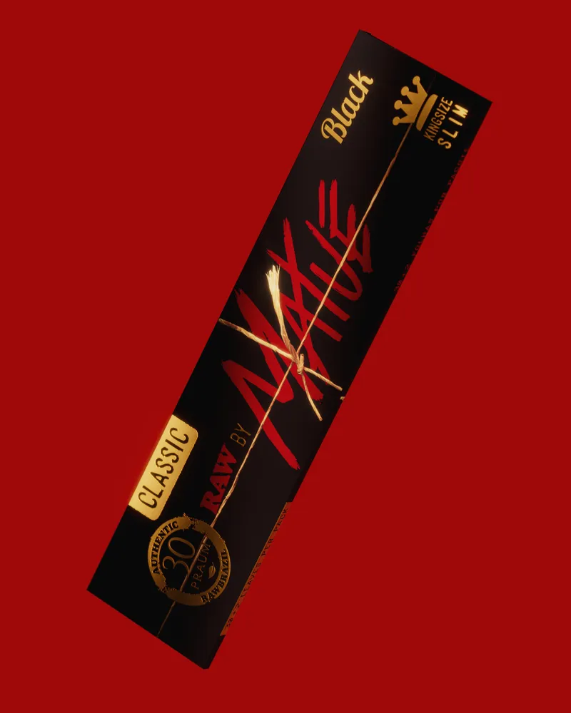 3D render of the RAW by Matuê pack on red